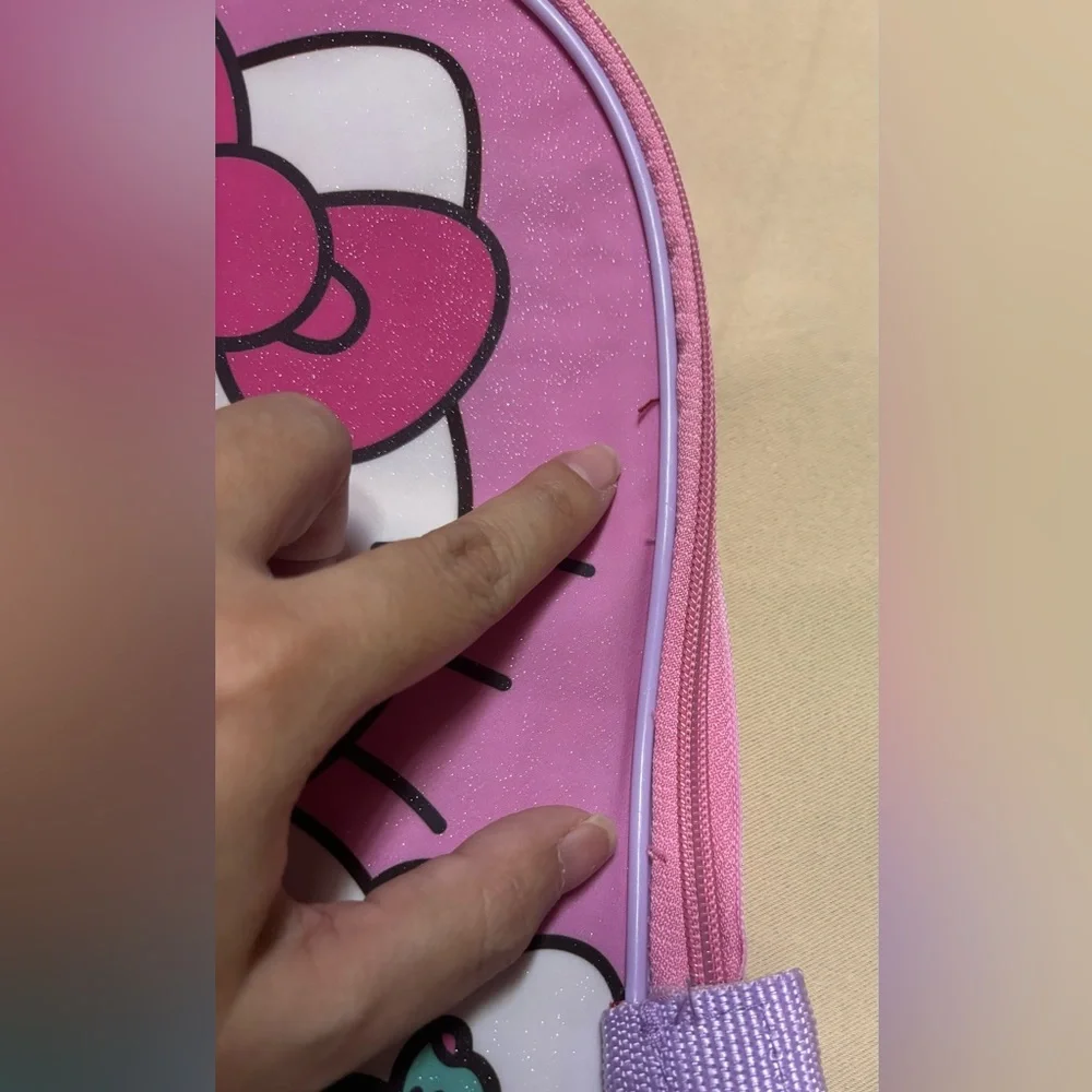 Hello Kitty Pink and White Kids Backpack‎